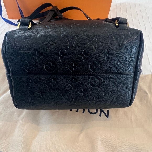 LOUIS VUITTON Black Monogram Empreinte Montsouris Backpack - Picture 15 of 16